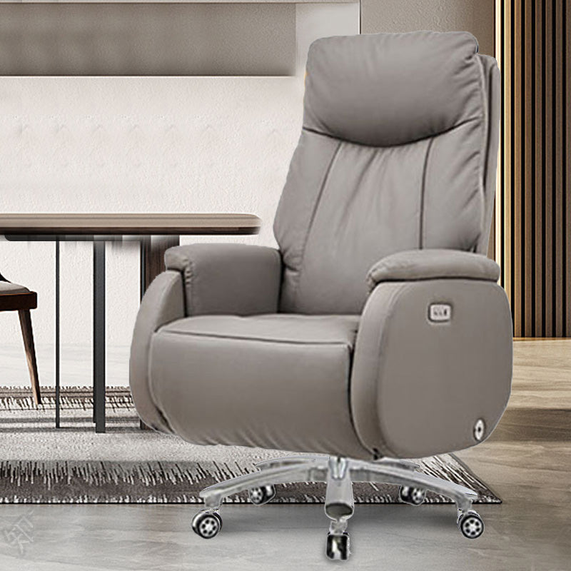 18"W Contemporary Office Chair Chrome Tilt Mechanism Swivel Chair Clearhalo 'furn' 'furn_office_chair' 'Furniture' 'Office Chairs' 'Office Furniture' 'office_chair' 6140001