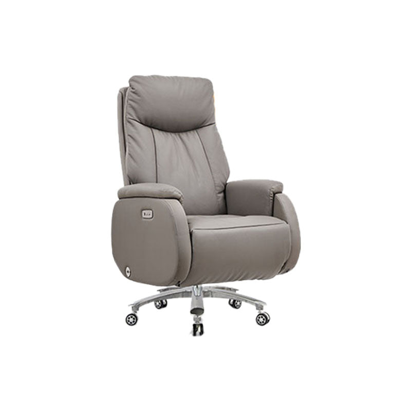 18"W Contemporary Office Chair Chrome Tilt Mechanism Swivel Chair 1 Piece Clearhalo 'furn' 'furn_office_chair' 'Furniture' 'Office Chairs' 'Office Furniture' 'office_chair' 6140008
