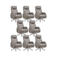 18"W Contemporary Office Chair Chrome Tilt Mechanism Swivel Chair 8 Piece Set Clearhalo 'furn' 'furn_office_chair' 'Furniture' 'Office Chairs' 'Office Furniture' 'office_chair' 6140009