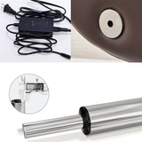 18 "W sedia da ufficio contemporanea meccanismo di inclinazione cromata sedia girevole