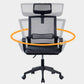 Black Contemporary Office Chair Breathable Air Grid Upholstered Desk Chair Clearhalo 'furn' 'furn_office_chair' 'Furniture' 'Office Chairs' 'Office Furniture' 'office_chair' 6140019