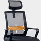 Black Contemporary Office Chair Breathable Air Grid Upholstered Desk Chair Clearhalo 'furn' 'furn_office_chair' 'Furniture' 'Office Chairs' 'Office Furniture' 'office_chair' 6140024