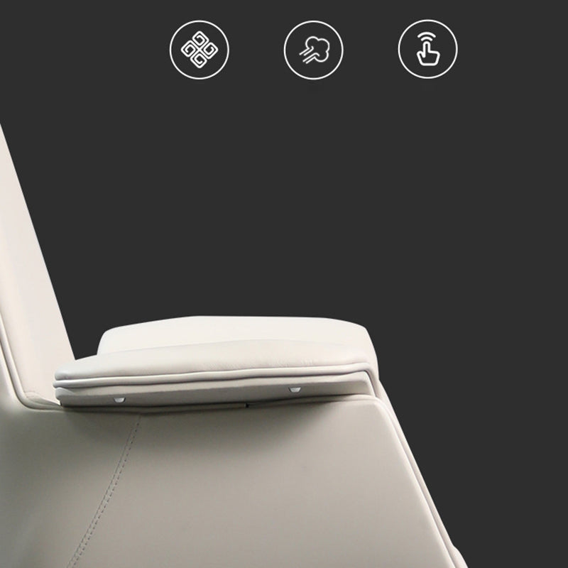 Modern Arms Included Chair High-Back Leather Desk Chair with Wheels Clearhalo 'furn' 'furn_office_chair' 'Furniture' 'Office Chairs' 'Office Furniture' 'office_chair' 6140038