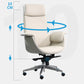Modern Arms Included Chair High-Back Leather Desk Chair with Wheels Clearhalo 'furn' 'furn_office_chair' 'Furniture' 'Office Chairs' 'Office Furniture' 'office_chair' 6140042