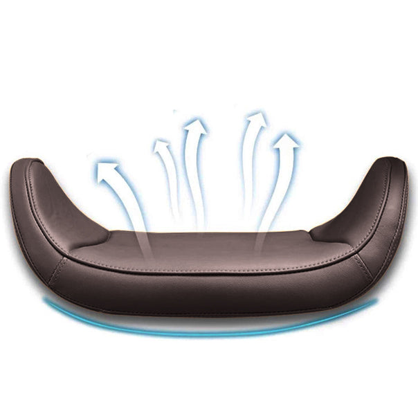Fixed Arms Swivel Office Chair Faux Leather and Chrome Frame Managers Chair Clearhalo 'furn' 'furn_office_chair' 'Furniture' 'Office Chairs' 'Office Furniture' 'office_chair' 6140077