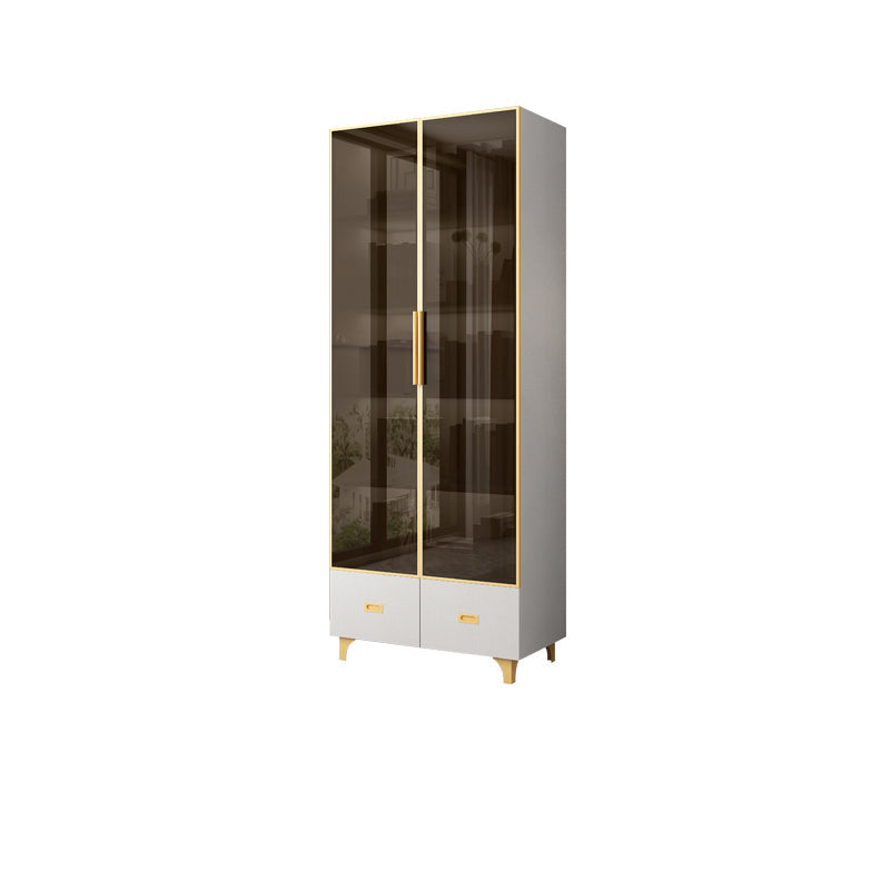 Glam Bookcase in acciaio inossidabile Standard con scaffale delle porte per l'home office