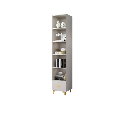 GLAM Engineered Wood ShelfBookcase Standard Bookshelf with Doors