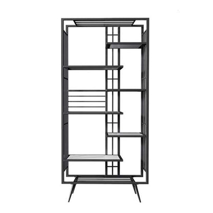 Libreria glam metal etagere scaffale per la sala di studio 70,9 "h x 11,8" w