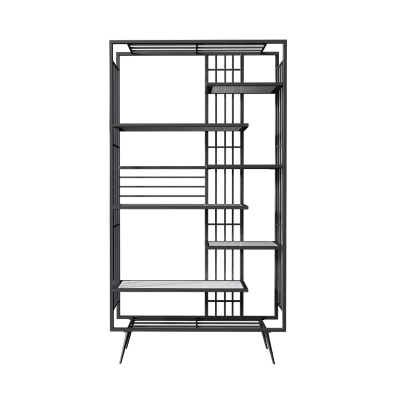 Libreria glam metal etagere scaffale per la sala di studio 70,9 "h x 11,8" w