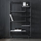 Libreria glam metal etagere scaffale per la sala di studio 70,9 "h x 11,8" w