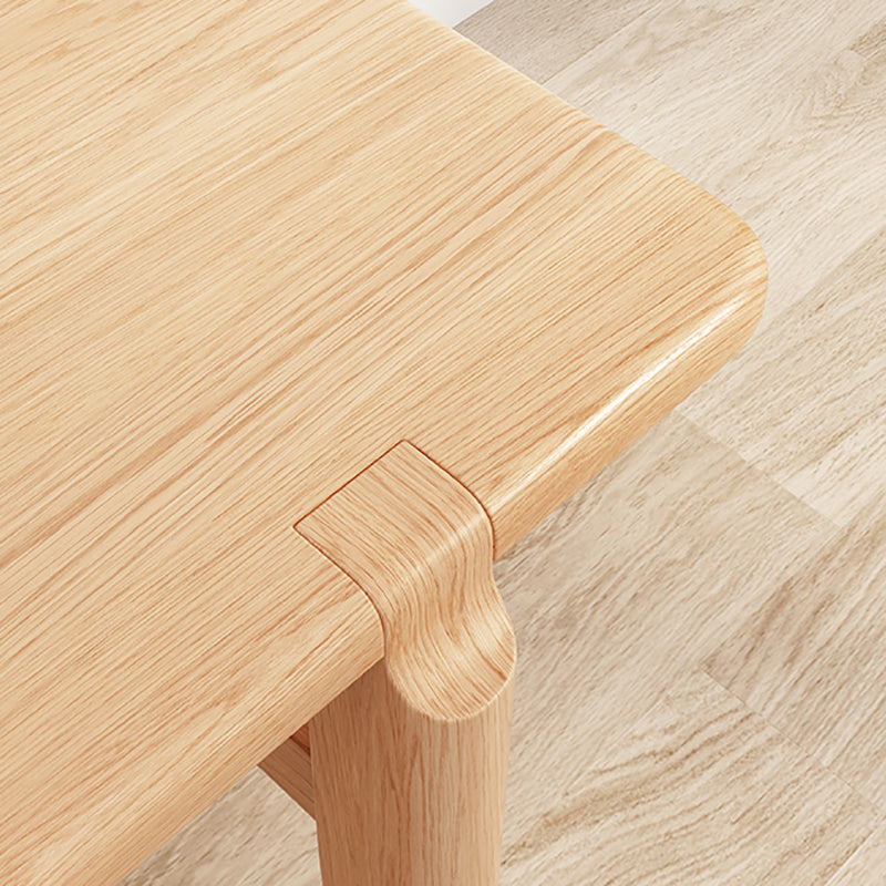 Back Included Bench, 29.5"H Dining Bench with Solid Wood Frame Clearhalo 'Benches' 'Chairs & Seating' 'furn' 'furn_benches' 'Furniture' 'Living Room Furniture' 6140678