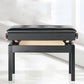 Tufted Piano Bench, Adjustable Upholstery Bench with Wood Legs Clearhalo 'Benches' 'Chairs & Seating' 'furn' 'furn_benches' 'Furniture' 'Living Room Furniture' 6140696