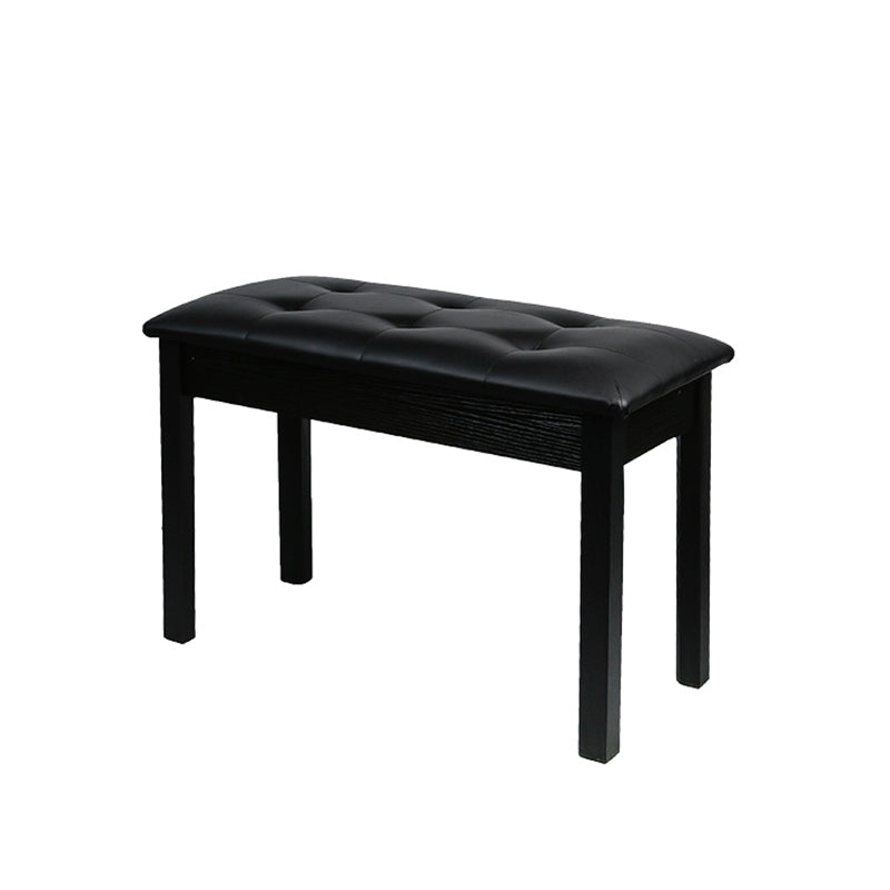 Tufted Piano Bench, Adjustable Upholstery Bench with Wood Legs Clearhalo 'Benches' 'Chairs & Seating' 'furn' 'furn_benches' 'Furniture' 'Living Room Furniture' 6140700