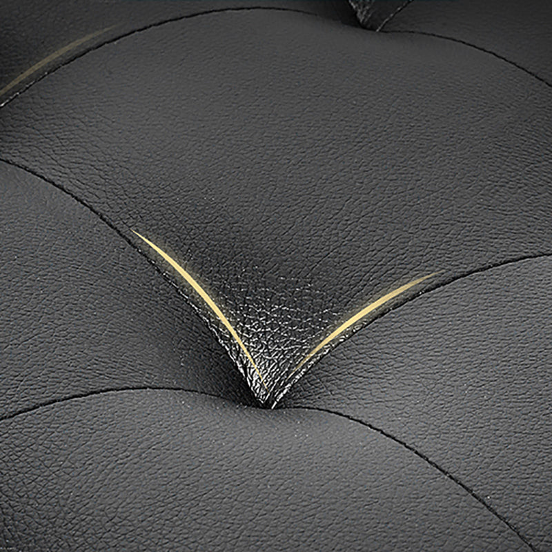 Tufted Piano Bench, Adjustable Upholstery Bench with Wood Legs Clearhalo 'Benches' 'Chairs & Seating' 'furn' 'furn_benches' 'Furniture' 'Living Room Furniture' 6140704