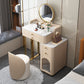 5 Storage Drawers Makeup Vanity Desk Stone Top Dressing Table Clearhalo 'Bedroom Furniture' 'furn' 'furn_makeup_vanities' 'Furniture' 'Makeup Vanities' 'makeup_vanities' 6140885