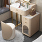 5 Storage Drawers Makeup Vanity Desk Stone Top Dressing Table Clearhalo 'Bedroom Furniture' 'furn' 'furn_makeup_vanities' 'Furniture' 'Makeup Vanities' 'makeup_vanities' 6140889