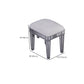 2 Drawers Mirrored Makeup Table and Stool Set Vanity for Women in Silver Clearhalo 'Bedroom Furniture' 'furn' 'furn_makeup_vanities' 'Furniture' 'Makeup Vanities' 'makeup_vanities' 6140918