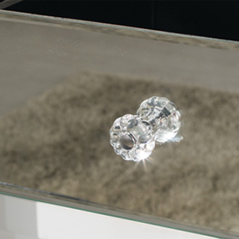 Tabla de tocador de espejo tri-plegable Juego de tocador de 21.5 "de ancho de 2 cavadores de ancho de ancho de ancho