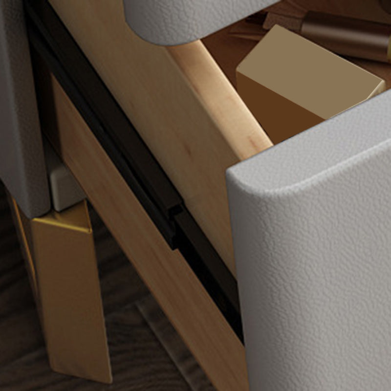 26.77" Wide Dressing Table with 5 Drawers Luxurious Stone Top Vanity