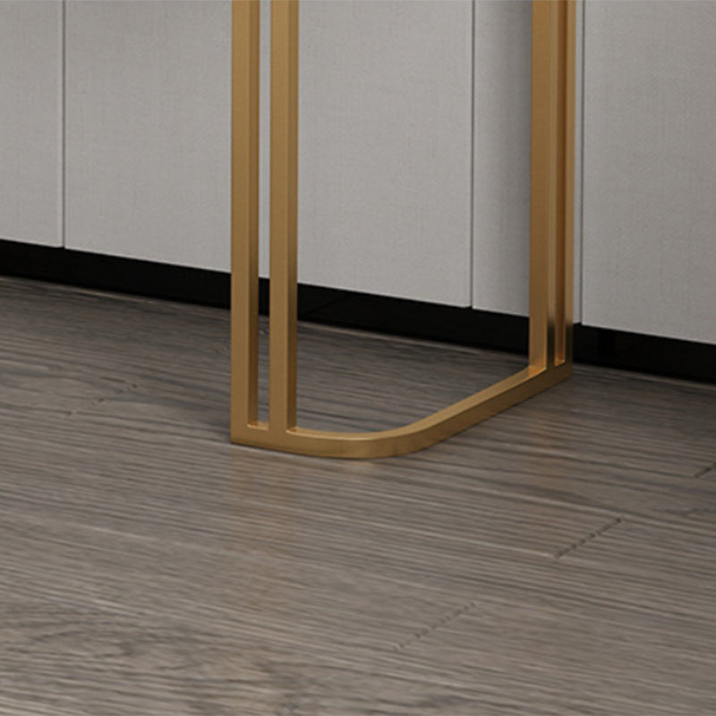 Glam 29.5" High Marble Vanity Dressing Table in Pink with Drawers