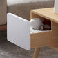 16.53"H Rectangle Wood Coffee Table 4 Legs Cocktail Table with Storage Clearhalo 'Coffee & Accent Tables' 'Coffee Tables' 'coffee_tables' 'furn' 'furn_coffee_tables' 'Furniture' 'Living Room Furniture' 6141242