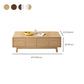 Wooden Coffee Table with 2 Drawers and 4 Wooden Legs in Brone for Living Room Clearhalo 'Coffee & Accent Tables' 'Coffee Tables' 'coffee_tables' 'furn' 'furn_coffee_tables' 'Furniture' 'Living Room Furniture' 6141302