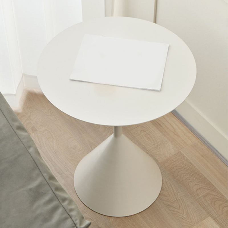 Mid-Century Modern Cocktail Table Pedestal Metal Round Coffee Table Clearhalo 'Coffee & Accent Tables' 'Coffee Tables' 'coffee_tables' 'furn' 'furn_coffee_tables' 'Furniture' 'Living Room Furniture' 6141336