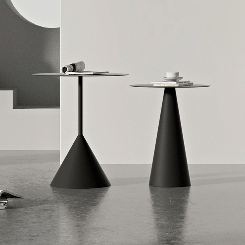 Mid-Century Modern Cocktail Table Pedestal Metal Round Coffee Table Clearhalo 'Coffee & Accent Tables' 'Coffee Tables' 'coffee_tables' 'furn' 'furn_coffee_tables' 'Furniture' 'Living Room Furniture' 6141341