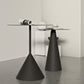 Mid-Century Modern Cocktail Table Pedestal Metal Round Coffee Table Clearhalo 'Coffee & Accent Tables' 'Coffee Tables' 'coffee_tables' 'furn' 'furn_coffee_tables' 'Furniture' 'Living Room Furniture' 6141342