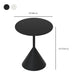 Mid-Century Modern Cocktail Table Pedestal Metal Round Coffee Table Clearhalo 'Coffee & Accent Tables' 'Coffee Tables' 'coffee_tables' 'furn' 'furn_coffee_tables' 'Furniture' 'Living Room Furniture' 6141343