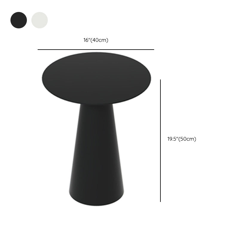 Mid-Century Modern Cocktail Table Pedestal Metal Round Coffee Table Clearhalo 'Coffee & Accent Tables' 'Coffee Tables' 'coffee_tables' 'furn' 'furn_coffee_tables' 'Furniture' 'Living Room Furniture' 6141344