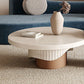 Contemporary Coffee Table Pedestal Solid Wood Round Cocktail Table Clearhalo 'Coffee & Accent Tables' 'Coffee Tables' 'coffee_tables' 'furn' 'furn_coffee_tables' 'Furniture' 'Living Room Furniture' 6141394