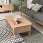 Floating Top Coffee Table with Shelf and 4 Legs Wooden Coffee Tabl Clearhalo 'Coffee & Accent Tables' 'Coffee Tables' 'coffee_tables' 'furn' 'furn_coffee_tables' 'Furniture' 'Living Room Furniture' 6141402