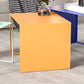 Mesa de centro individual rectangular con estructura de metal moderna Mid-Century