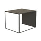 Mesa de centro individual rectangular con estructura de metal moderna Mid-Century