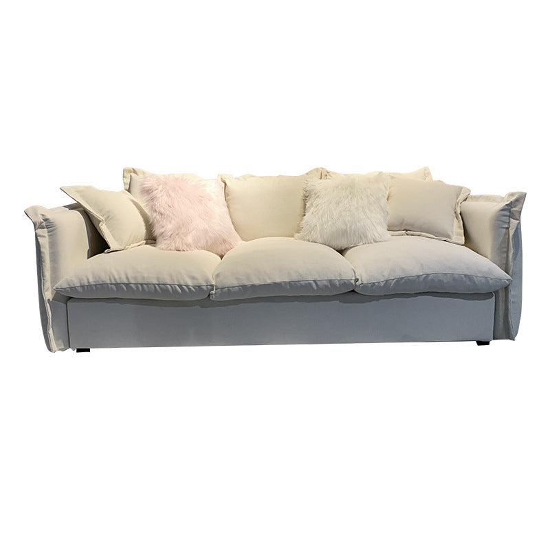 Contemporary Tuxedo Arm Standard Sofa Fabric Cushions Seating Clearhalo 'furn' 'furn_sofas' 'Furniture' 'Living Room Furniture' 'Sofa' 'sofas' 6141516