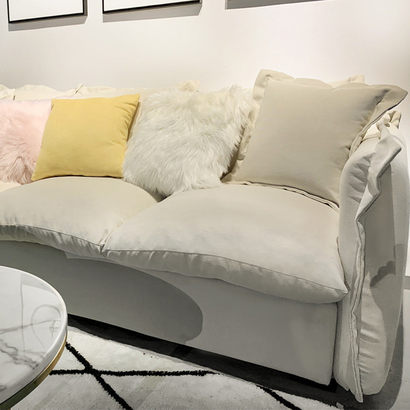 Contemporary Tuxedo Arm Standard Sofa Fabric Cushions Seating Clearhalo 'furn' 'furn_sofas' 'Furniture' 'Living Room Furniture' 'Sofa' 'sofas' 6141517