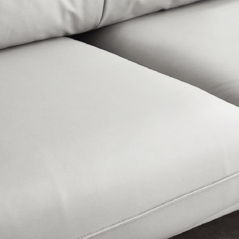 リビングルーム用のモダンなフェイクレザースタンダードセッピータキシードアームソファソファ