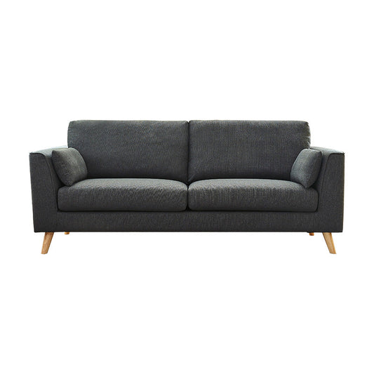 Zeitgenössischer Stoff Standardsofa 2/3-Sitzkissen Quadratarmopfer Sofa