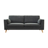 Zeitgenössischer Stoff Standardsofa 2/3-Sitzkissen Quadratarmopfer Sofa