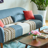 Zeitgenössische ausgestellte Armsofa Stoff enge Rücksitz für die Wohnung