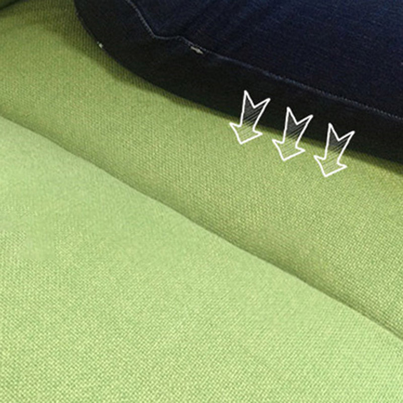 Contemporary Fabric Settee Pillow Top Arm Standard Seating for Apartment