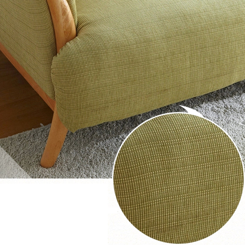 Zeitgenössisches hölzernen Standardsofa ausgestattet Arm Sitzgelegenheiten für Wohnzimmer