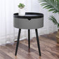 Mesa de mesa de 3 patas Conjunto de mesa de estilo contemporánea Top Table con almacenamiento con almacenamiento