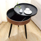Mesa de mesa de 3 patas Conjunto de mesa de estilo contemporánea Top Table con almacenamiento con almacenamiento