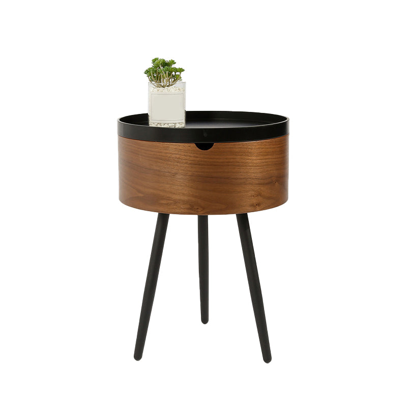 Mesa de mesa de 3 patas Conjunto de mesa de estilo contemporánea Top Table con almacenamiento con almacenamiento