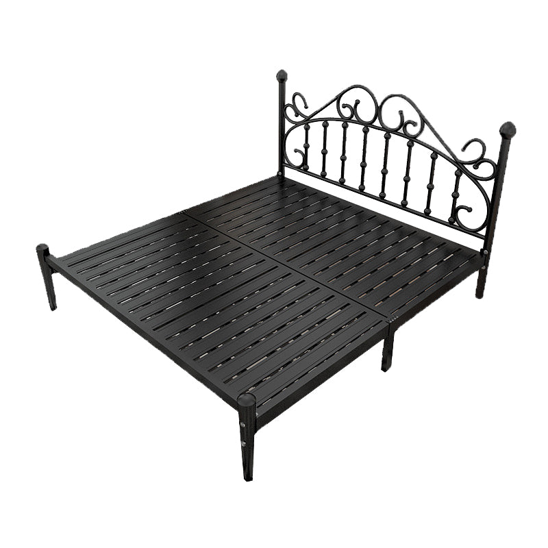 Contemporary Style Standard Bed Metal Bed Frame with Headboard Clearhalo 'Bedroom Furniture' 'Beds' 'furn' 'furn_beds' 'Furniture' 6142046