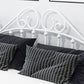 Contemporary Style Standard Bed Metal Bed Frame with Headboard Clearhalo 'Bedroom Furniture' 'Beds' 'furn' 'furn_beds' 'Furniture' 6142048