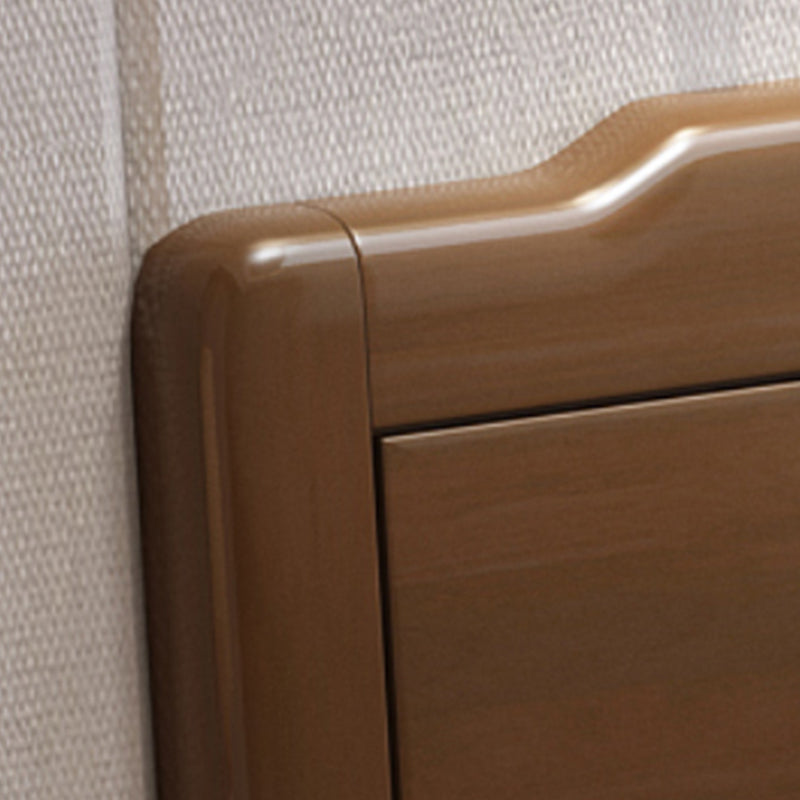 Letto standard in legno massello scandinavo letto naturale con testiera