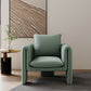 35.43" High Velvet Armless Chair Solid Wood Frame Chair for Living Room Green 1 Piece Clearhalo 'Accent Chairs' 'accent_chairs' 'Chairs & Seating' 'furn' 'furn_accent_chairs' 'Furniture' 'Living Room Furniture' 6142118